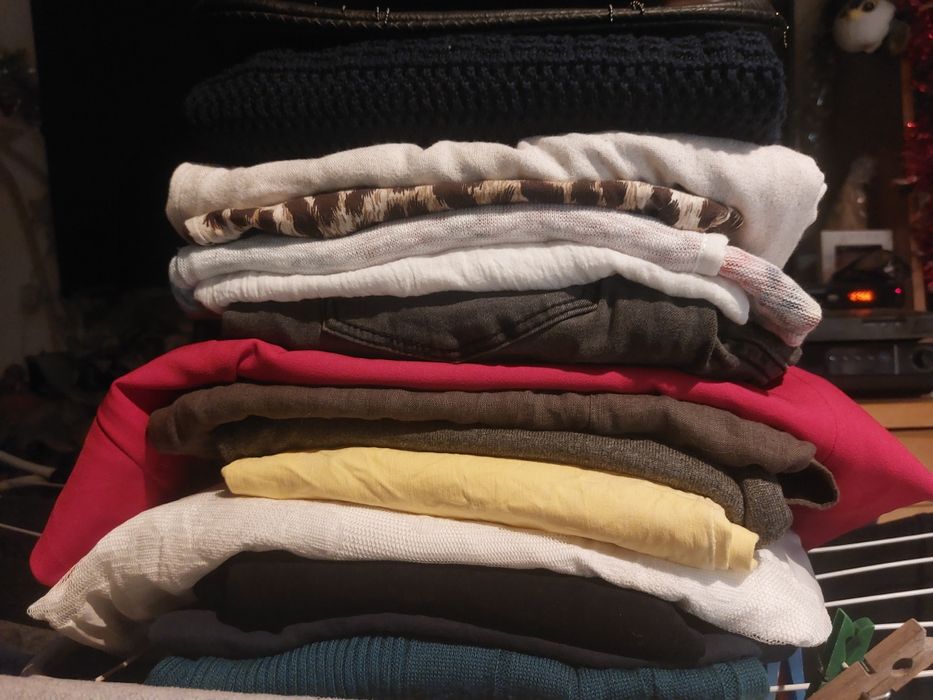 Mix ubrań/duża paka ubrań damskich r M -L plus torebka kopertówka