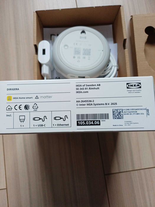 Inteligentna bramka Dirigera Ikea