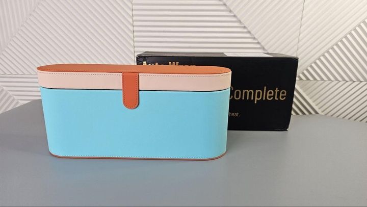 Фен стайлер для волосся Hair Brush Stailer + кейс голубий