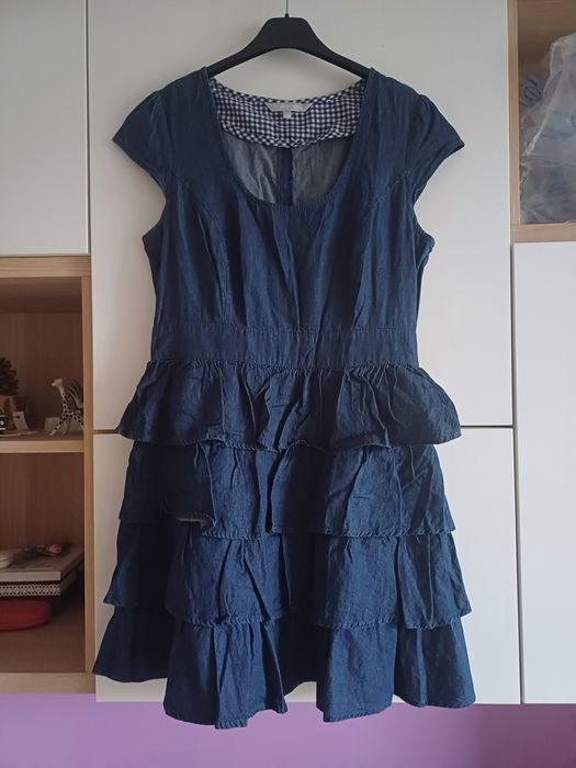 Granatowa sukienka L 40 redherring