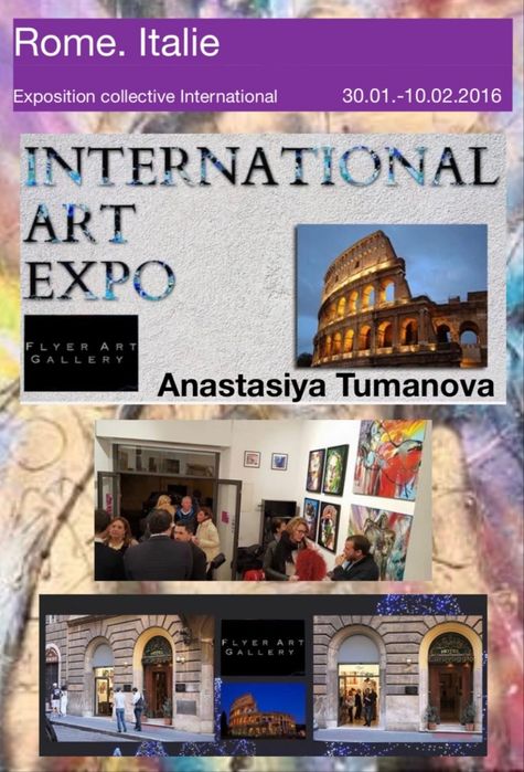Anastasiya Tumanova - pintura a acrílico sobre tela