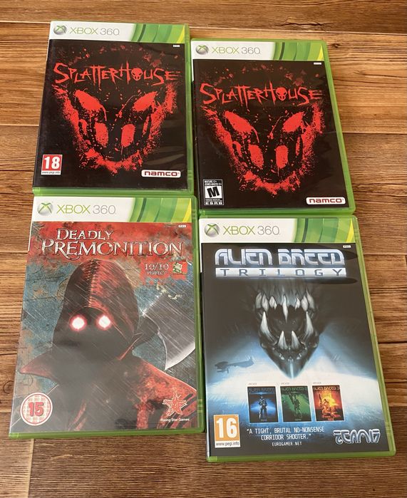 XBOX: Fable, Splatterhouse, Метро, FORZA, Half-Life, Dino Crisis, Wet