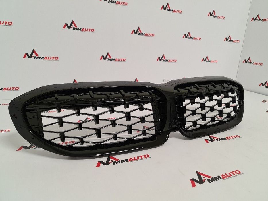 Grelha Frontal BMW Série 3 G20 G21 Diamond Black