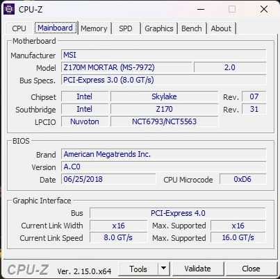 Комплект Ігровий або NAS Micro ATX 1151: MSI Z170M + Xeon E3-1270 v5 (аналог i7-7700)
