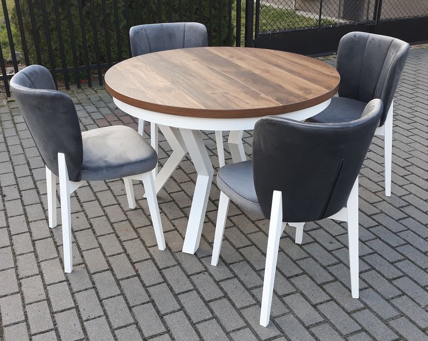 Stół okrągły rozkładany premium