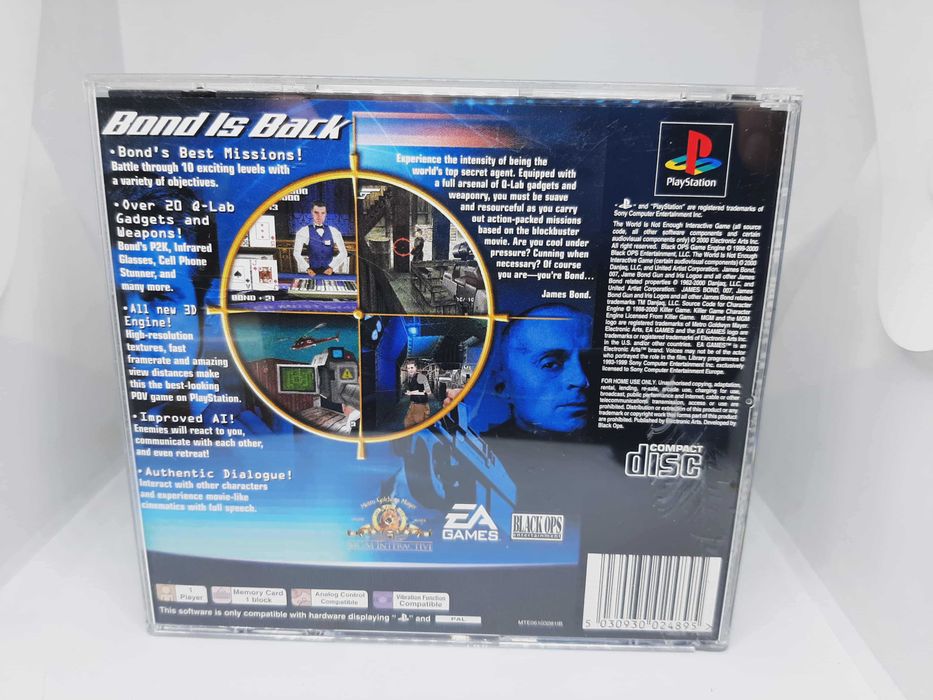 Gra 007 The World Is Not Enough ps1 psx Playstation
