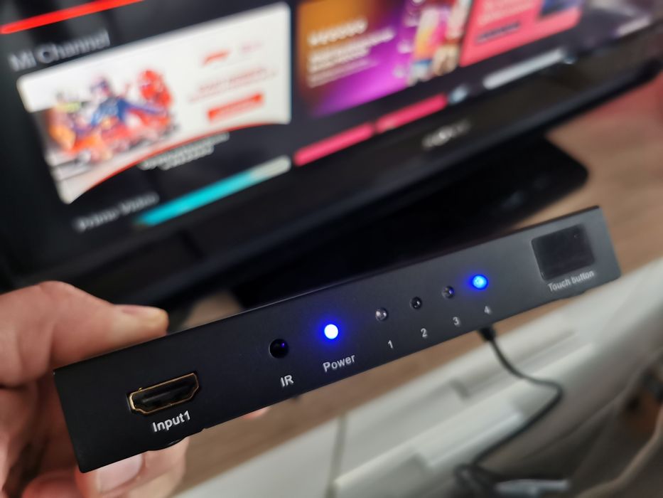 HDMI Switcher przełącznik 4 wejścia