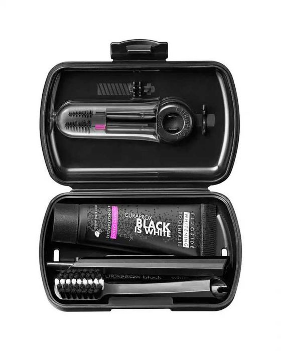 Curaprox Limited Edition Black is White дорожній набір