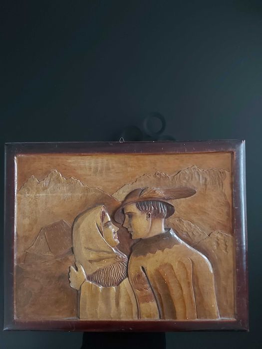 Góral i góralka na desce