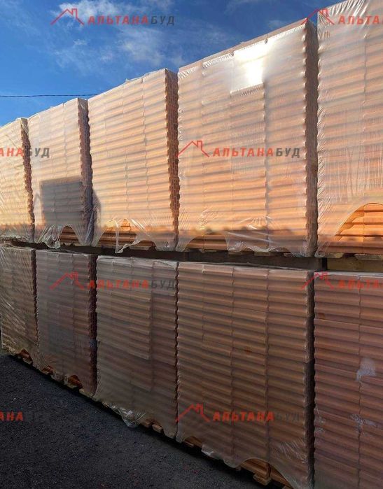 Керамоблок 380мм, 250мм 11.6NF з доставкою, блок цегла подвійна