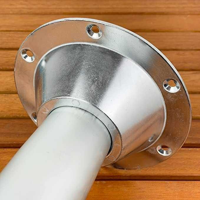 Kit Pé de mesa em aço cromado Carbest (Autocaravana / Campervan)