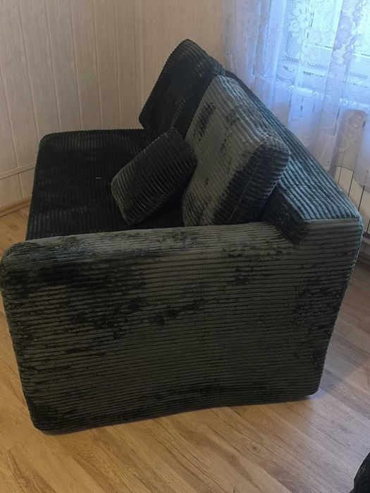 Sofa 150 cm Aksamit Zielona