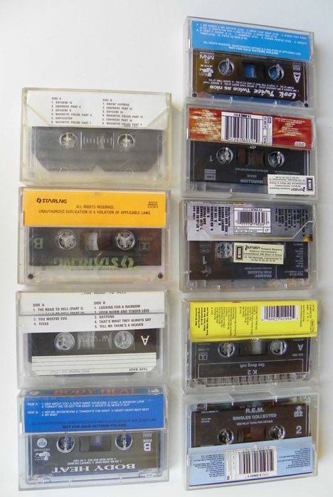 9 Kaset Muzyka Zagraniczna