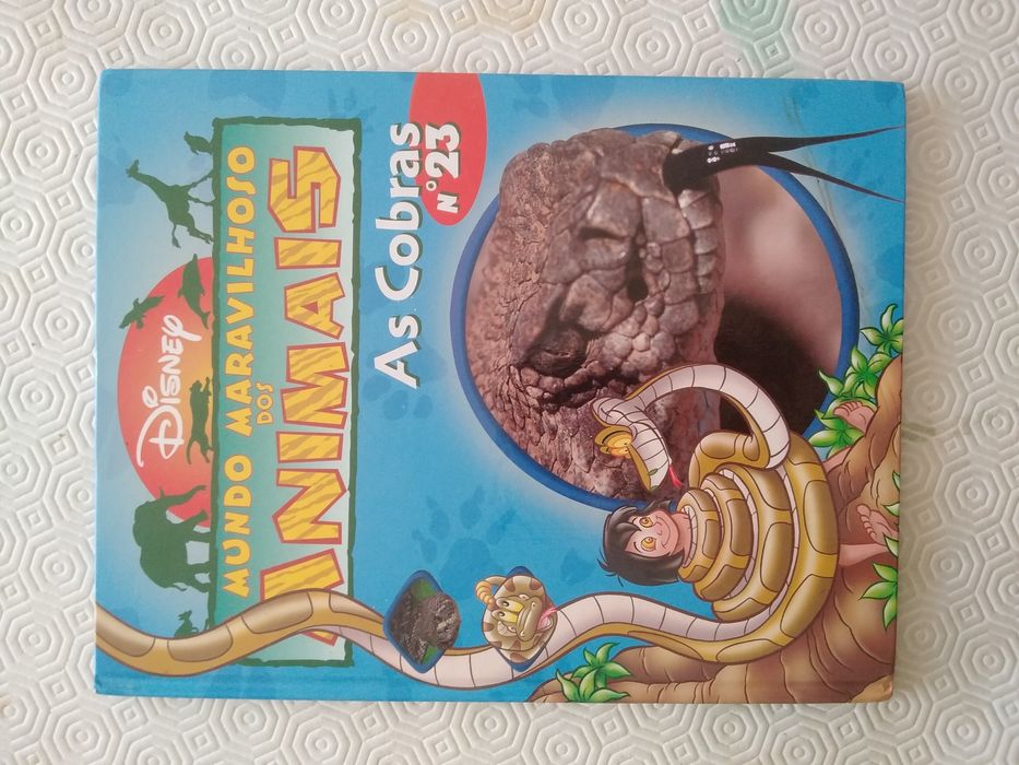Livro Mundo maravilhoso dos Animais Disney As Cobras