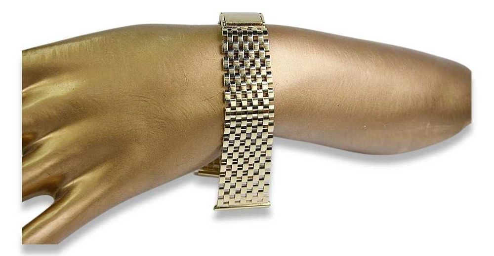 Złota 14k 585 bransoleta do zegarka 26,1g NOWA - NAJTANIEJ! mwb008y B