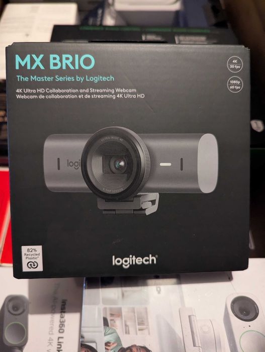 Веб камера Logitech MX Brio 4K нова з пломбами