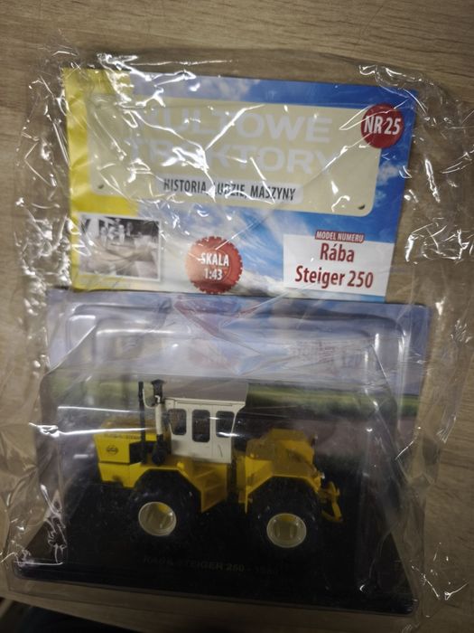 Kultowe traktory nr 25 Raba Steiger 250 Hachette 1:43 wysyłka gratis