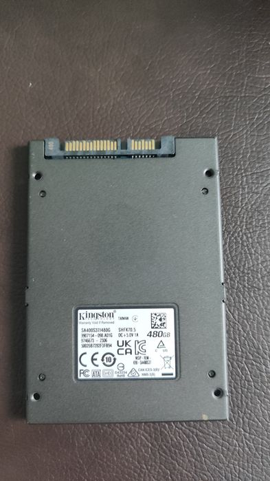 SSD диск 480GB Kingston SSDNow A400 2.5 SATAIII