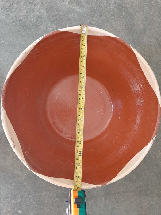 Alguidares antigos de barro. Lote de 8.