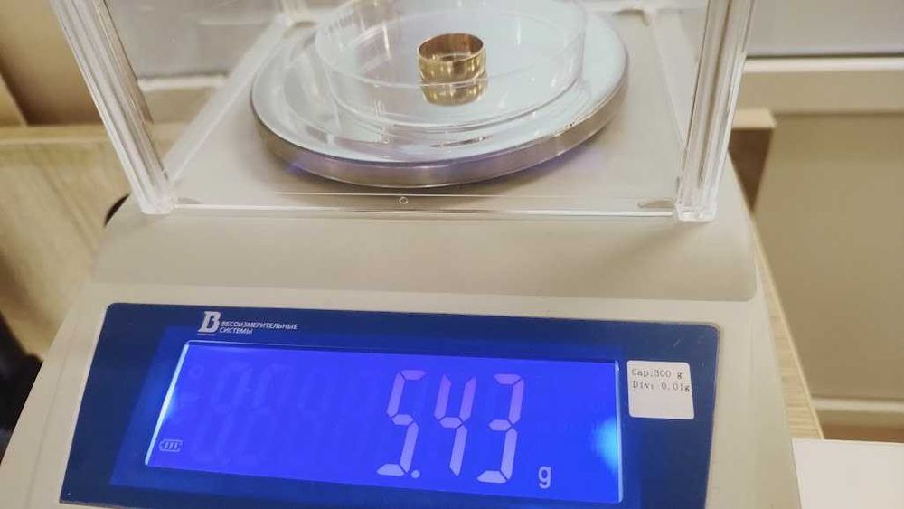 Обручка кiльце обручальне СРСР, золотое обручальное кольцо СССР 583