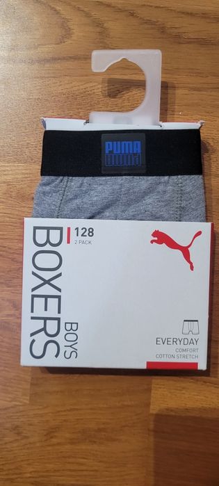 2 pary bokserki chłopięce Puma rozmiar 128