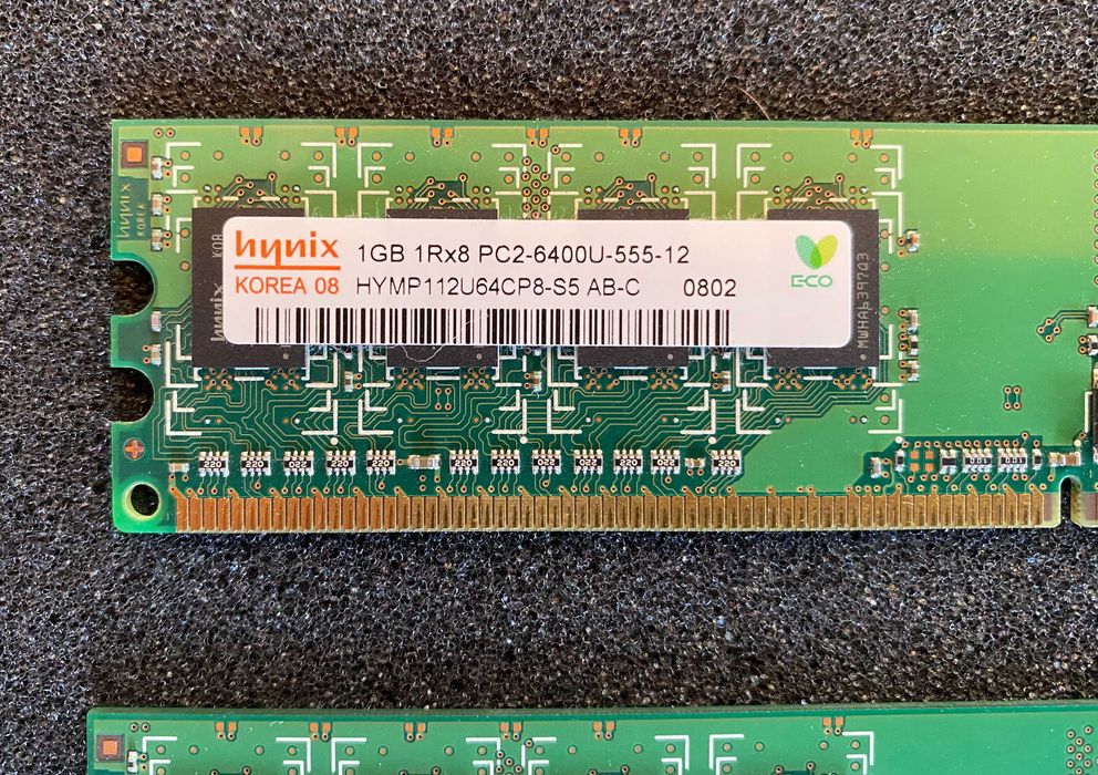 Оперативна пам'ять hynix DDR2 1Gb 800Mhz (пара 2х1Gb)