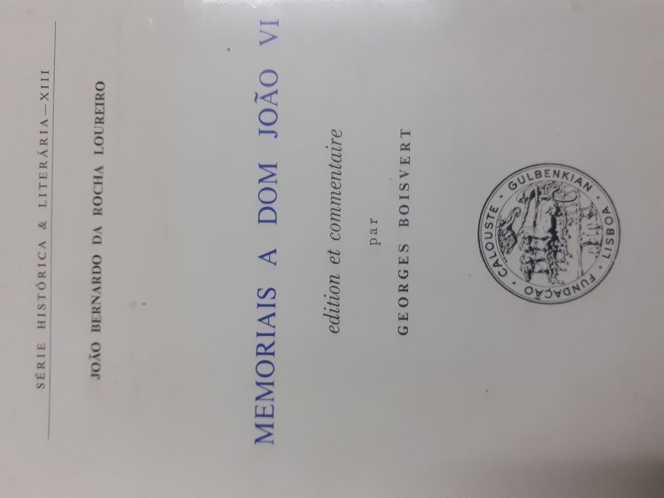 Memoriais a Dom Joao Vi, Georges Boisvert