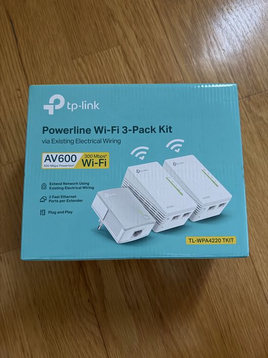 Tp-link powerline Wifi 3 pack kit av600