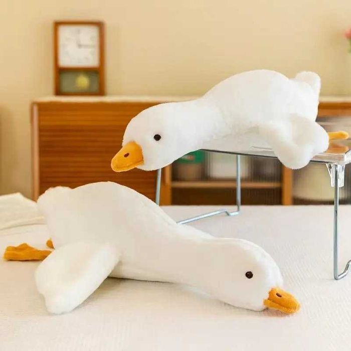 Мягкая игрушка обнимашка гусь обнимусь. Іграшка дитяча гусак обнімашка