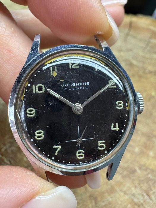 Stary zegarek wojskowy junghans 2wojna military