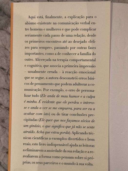 "O Que os Homens Dizem e o que as Mulheres Ouvem" Linda Papadopoulos