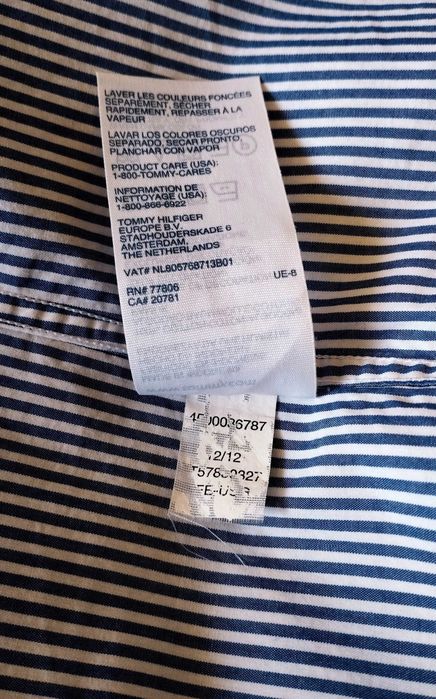 Męska piękna koszula Tommy Hilfiger