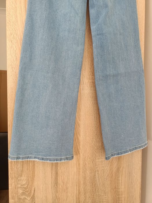 Spodnie wide leg jeans wysoki stan laulia