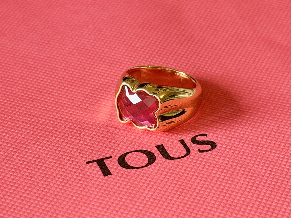 Tous nowy srebrny pierścionek rozmiar 12