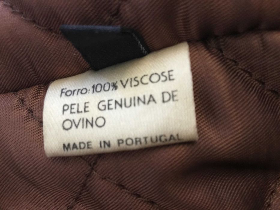 casaco pele homem