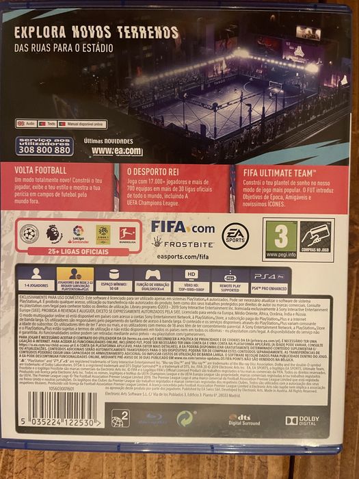 Jogo”FIFA20” para PS4