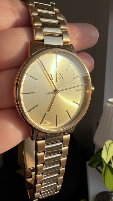 Złoty zegarek ARMANI EXCHANGE