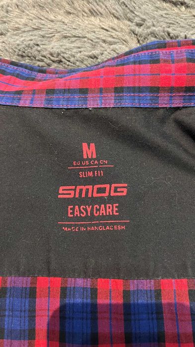 SMOG Koszula Slim Fit w kratę M