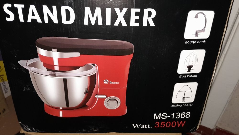 Міксер DOMOTEC, чаша та насадки