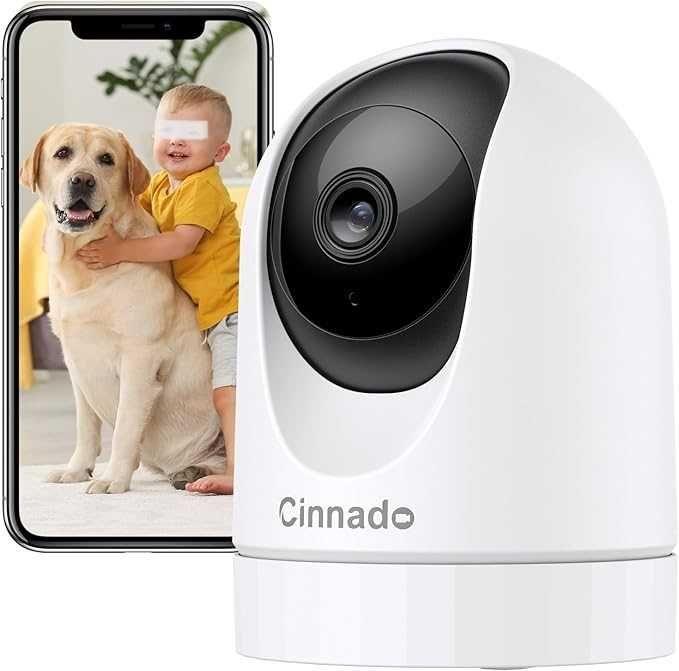 Cinnado Kamera do Monitoringu Wewnątrz WiFi - Elektroniczna Niania 360
