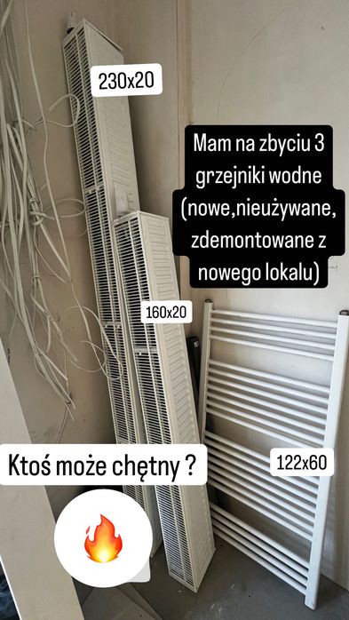 Grzejniki do dużych witryn i łazienkowy
