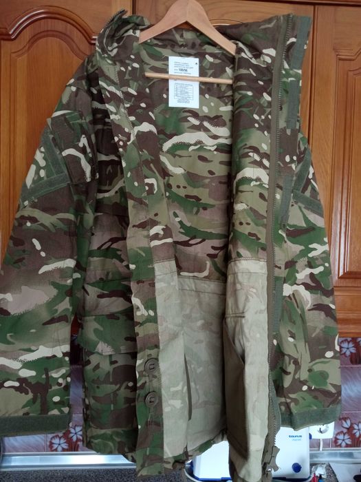 Parka militar smock camuflado MTP Exército Britânico corta vento