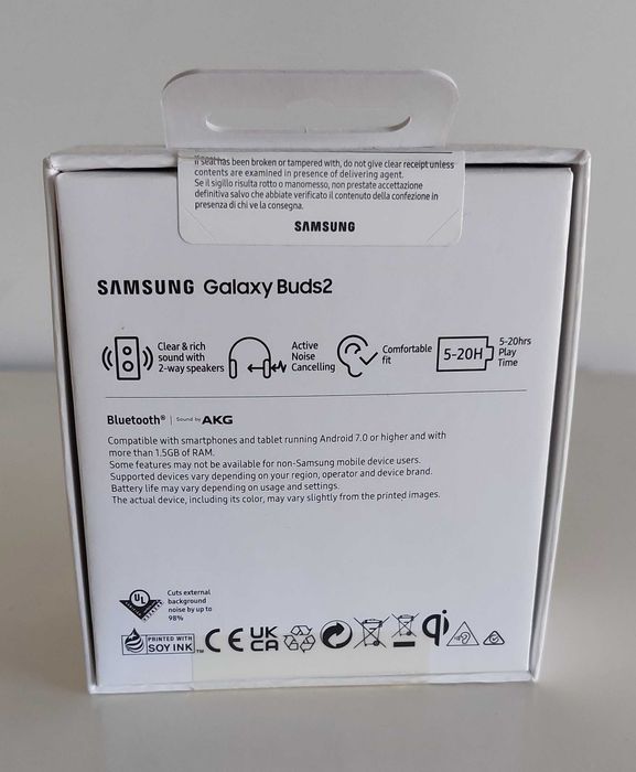 Auriculares sem fios Samsung Galaxy Buds2 (NOVO por abrir)