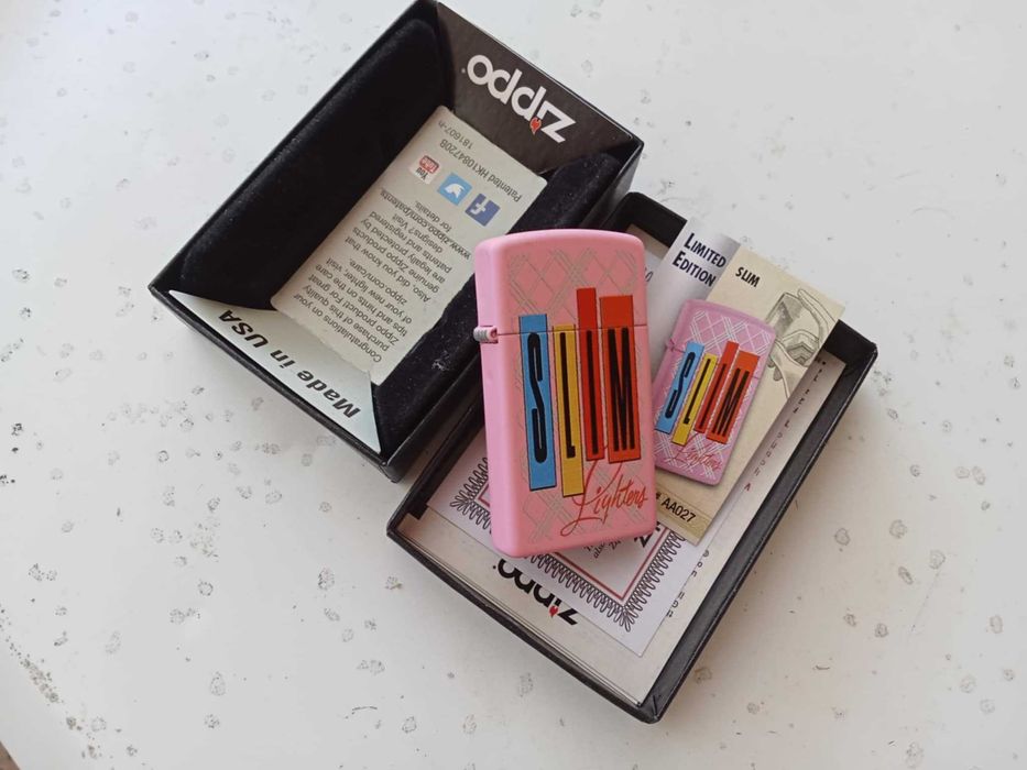 Isqueiro Zippo Slim - Edição Limitada