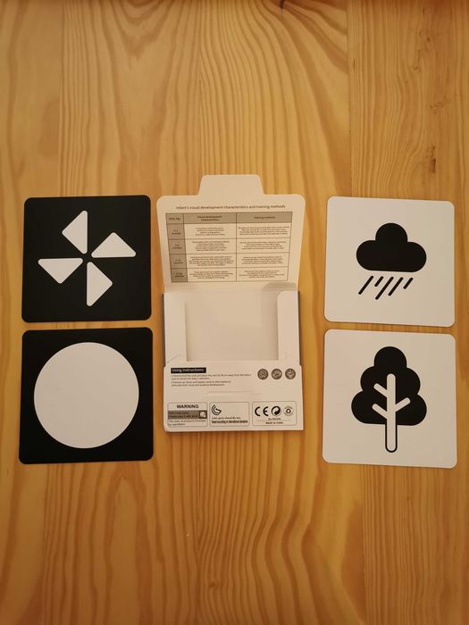 Flashcards Para Bebés Montessori (Bebé 0-3 meses)