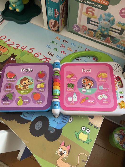 Інтерактивна книга learning friend 100 words book leap frog 100 слів