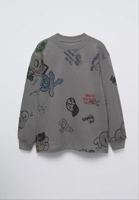 Реглан свитшот кофта Zara 13-14 лет 164 см