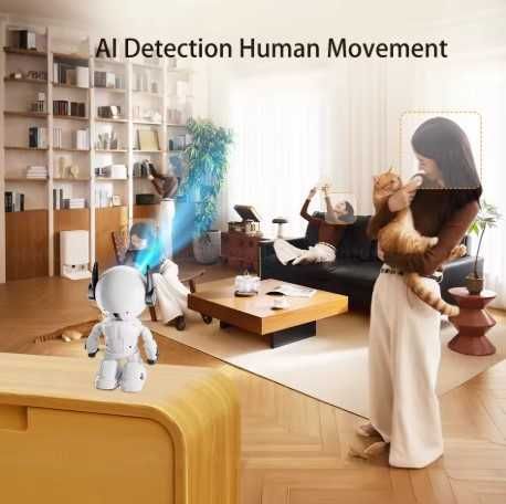 Robot Wireless IP Camera QC01 – Novo - Envio Gratuito