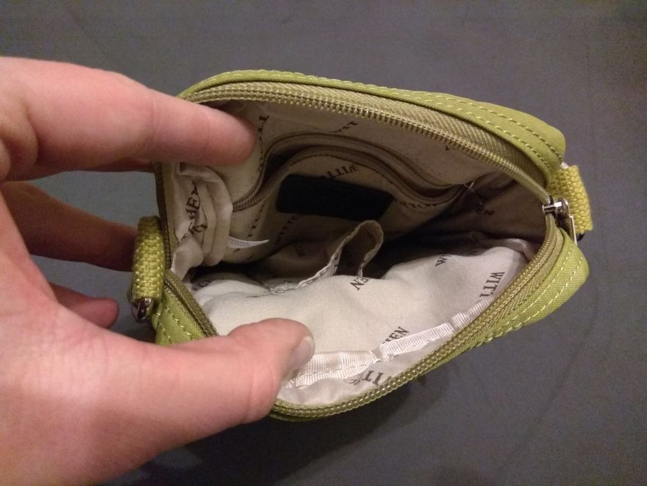 Oryginalna torebka WITTCHEN listonoszka, Stan Idealny, Limonka/ Oliwka