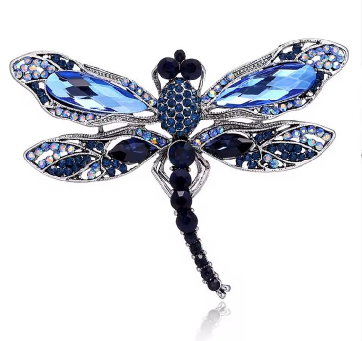 Śliczna broszka ważka